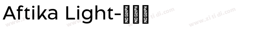 Aftika Light字体转换